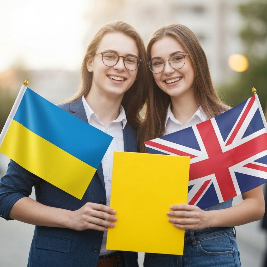 Students learning English